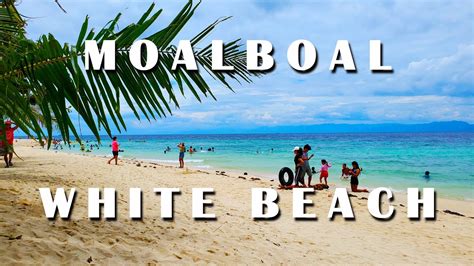 White Beaches in Cebu Philippines .